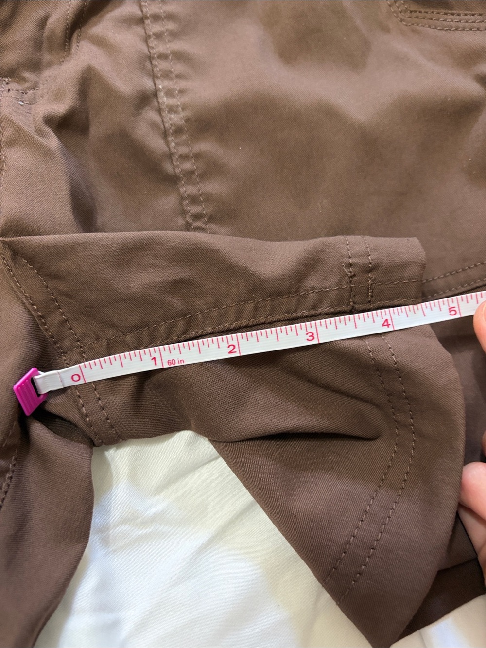 Prana High-Rise Brown Hiking/Utility Shorts Size 4/Small - Picture 7 of 7